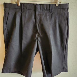 New w/Tags Edwards Size 38 Long Flat Front Black Shorts